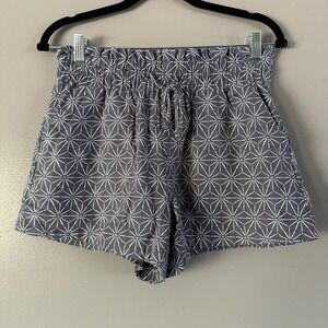 A New Day Cotton‎ Linen Blend High Waist Pull On Shorts